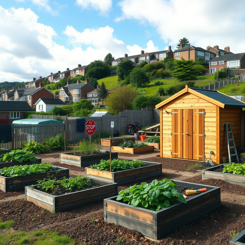 Rogerstone local authority earmarks £1,000 grant for allotment project